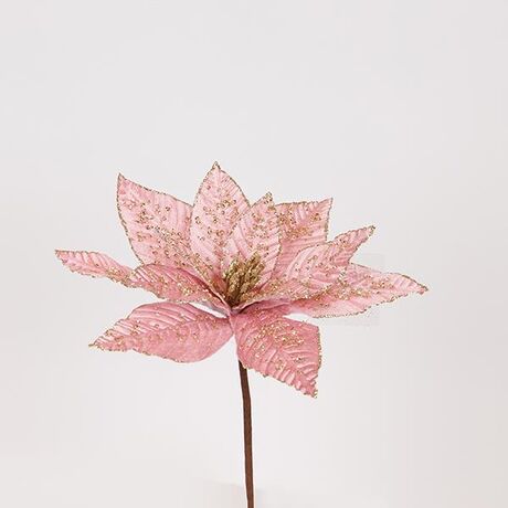 ΛΟΥΛΟΥΔΙ ΡΟΖ, ΜΕ ΣΑΜΠΑΝΙ ΧΑΝΤΡΕΣ, 27x15cm