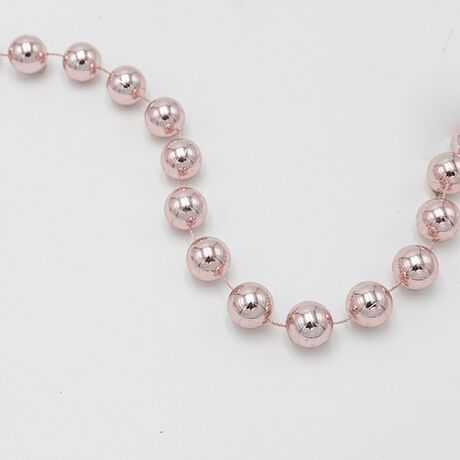 ΑΛΥΣΙΔΑ ΜΕ ΡΟΖ ΠΕΡΛΕΣ, 20mm, 270cm