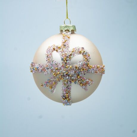 ΓΥΑΛΙΝΗ ΜΠΑΛΑ, ΣΑΜΠΑΝΙ ΜΕ ΣΑΜΠΑΝΙ ΦΙΟΓΚΟ, ΣΕΤ 4ΤΜΧ, 10cm