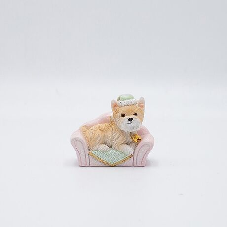 ΣΤΟΛΙΔΙ ΠΟΛΥΡΕΖΙΝ, ΣΚΥΛΑΚΙ ΣΕ ΚΑΝΑΠΕ, ΠΑΛ ΧΡΩΜΑ, 7x5.5cm