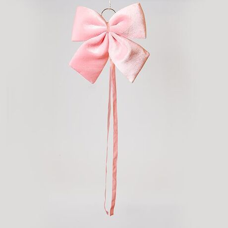 ΦΙΟΓΚΟΣ, ΒΕΛΟΥΔΙΝΟΣ ΡΟΖ, ΜΕ ΚΟΡΔΕΛΑ, 34cm