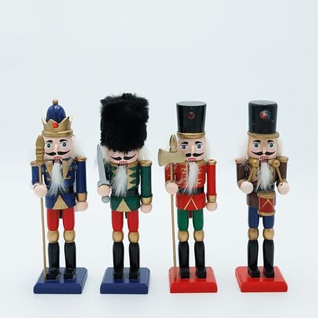 ΚΑΡΥΟΘΡΑΥΣΤΗΣ, ΚΟΚΚΙΝΟ ΠΡΑΣΙΝΟ ΜΠΛΕ, ΣΕΤ 4TMX, 5x18cm