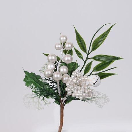 ΠΙΚΑΚΙ ΜΕ ΛΕΥΚΑ BERRIES ΚΑΙ ΚΟΥΔΟΥΝΑΚΙ, 20cm