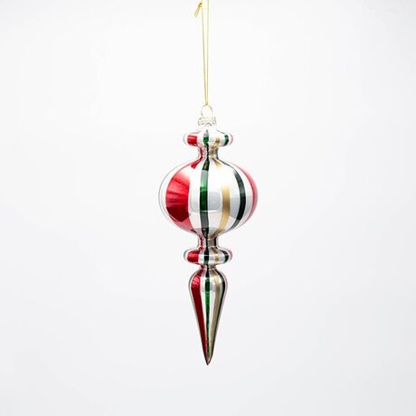 ΓΥΑΛΙΝΟ ΣΤΟΛΙΔΙ, ΚΟΚΚΙΝΟ, ΠΡΑΣΙΝΟ, ΧΡΥΣΟ, 20cm