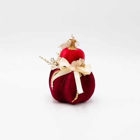 ΒΕΛΟΥΔΙΝΗ ΚΟΛΟΚΥΘΑ, ΔΙΠΛΗ, ΚΟΚΚΙΝΗ ΜΠΟΡΝΤΟ, 9x13cm