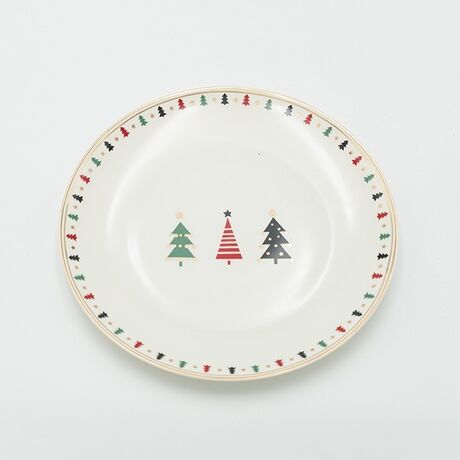 ΠΙΑΤΟ ΜΕ ΧΡΩΜΑΤΙΣΤΑ ΔΕΝΤΡΑΚΙΑ, ΣΕΤ 2ΤΜΧ, 20cm