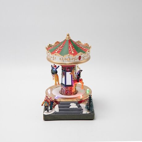 ΜΙΚΡΟ ΚΑΡΟΥΖΕΛ, ΦΩΤΙΖΟΜΕΝΟ, ΜΠΑΤΑΡΙΑΣ, 12x13x18.5cm