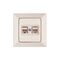 ΠΡΙΖΑ DATA CAT 6 RJ 45 ΔΙΠΛΗ ΜΠΕΖ