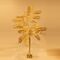 ΧΡΥΣΟ ΔΕΝΤΡΟ ΜΕ ΠΛΑΤΥ ΦΥΛΛΟ 2,1m, 4,5V ΜΕΤΑΣΧΗΜΑΤΙΣΤΗ, 180 ΘΕΡΜΑ ΛΕΥΚΑ MINI LED, ΠΡΟΕΚΤΑΣΗ ΠΑΡΟΧΗΣ 3m, IP44